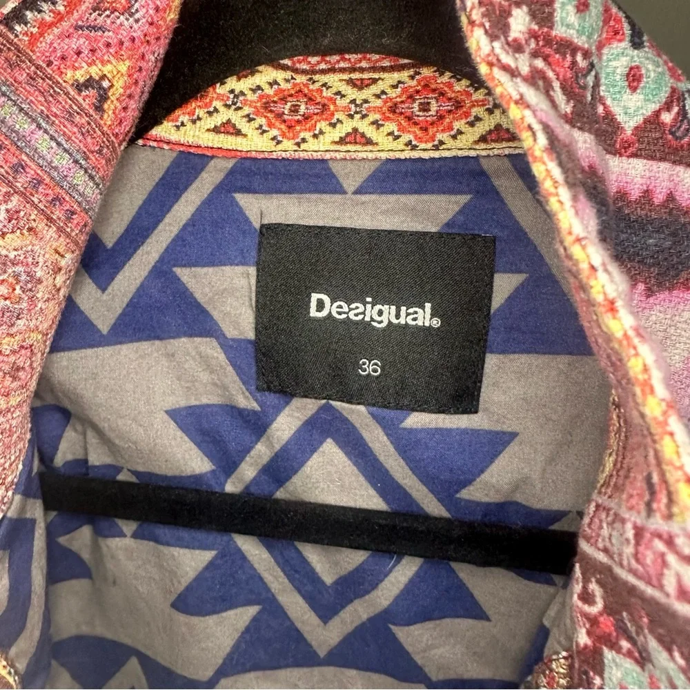 Desigual Patchwork Colorful Jacket - Picture 3 of 9